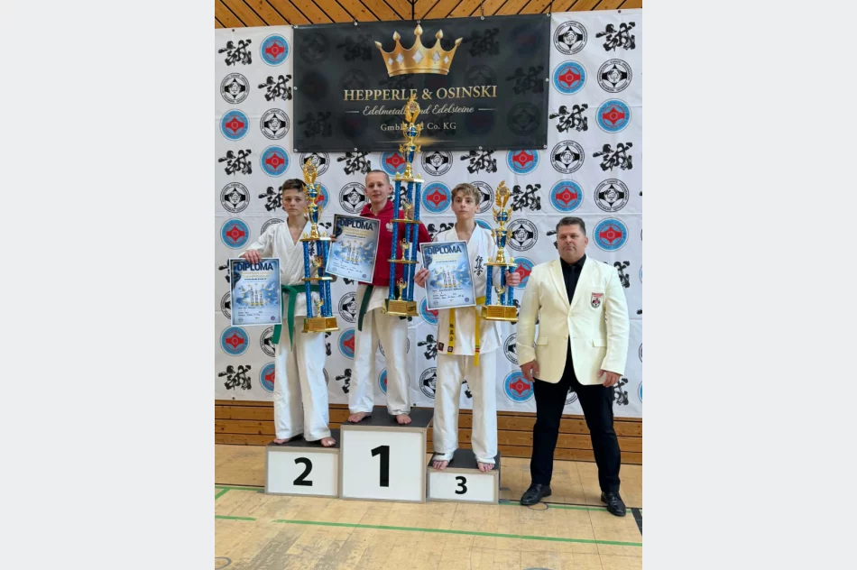 Sześć medali zawodników Limanowskiego Klubu Kyokushin Karate na Mistrzostwach Unii Europejskiej w Niemczech - zdjęcie 8
