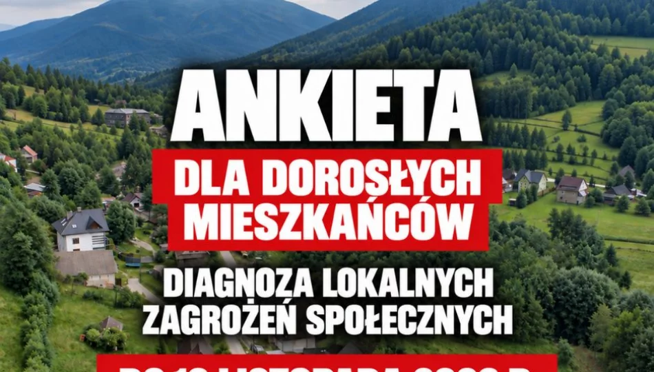 Ankieta dla mieszkańców gminy Mszana Dolna - zdjęcie 1