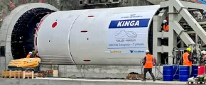 TBM Kinga rozpoczęła drążenie rekordowego tunelu. 100 m już gotowe - zdjęcie główne