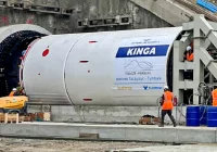 TBM Kinga rozpoczęła drążenie rekordowego tunelu. 100 m już gotowe - zdjęcie główne