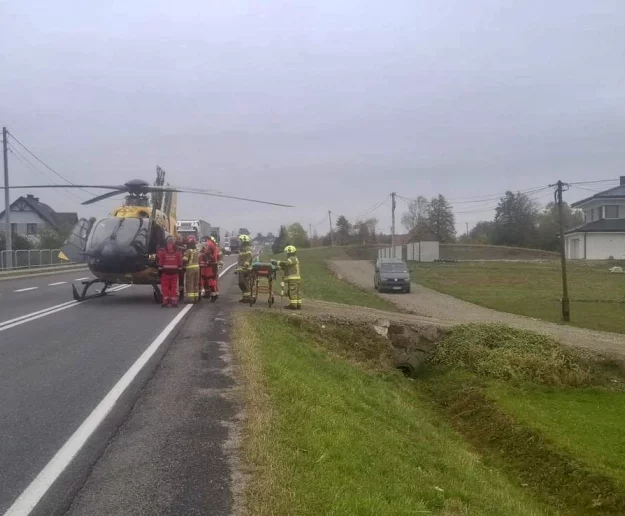 Poważny wypadek, wezwano LPR. - zdjęcie główne