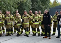 Strażacy z miasta i gminy Limanowa doskonalili umiejętności podczas ćwiczeń w Męcinie - zdjęcie główne