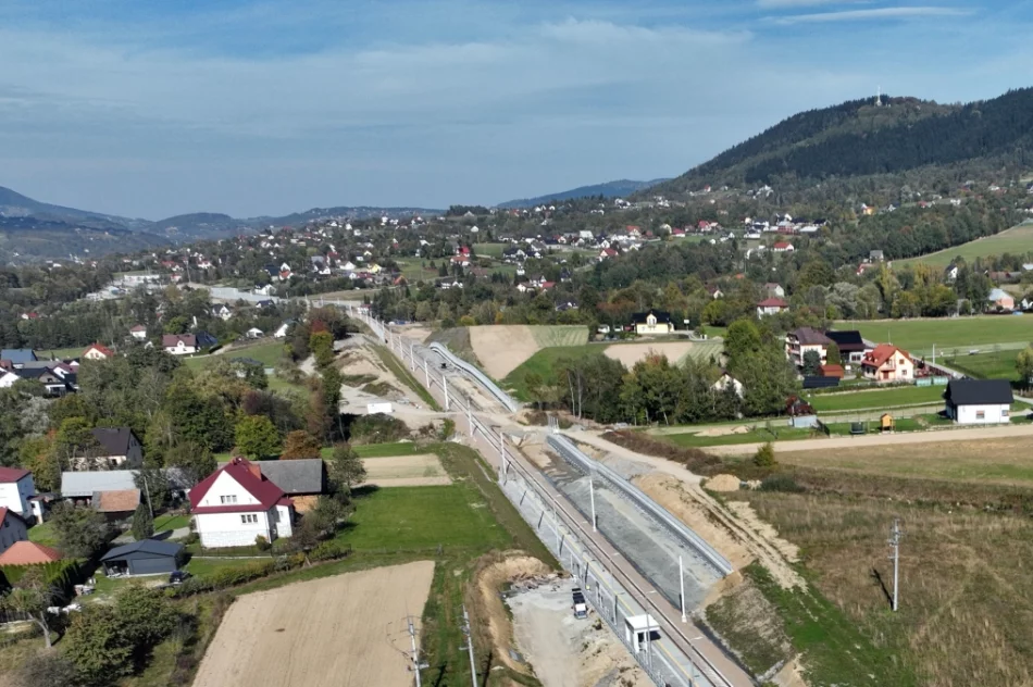 Stacja, przystanki, wiadukty i tunele. Nowe zdjęcia z lotu ptaka - zdjęcie 2