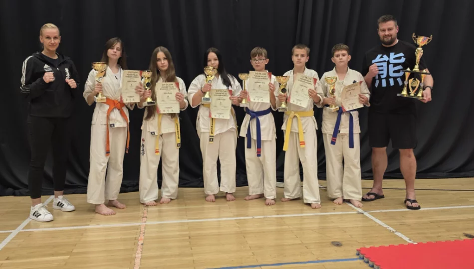 Sześć medali i trzecie miejsce drużynowe Limanowskiego Klubu Kyokushin Karate w Pucharze Polski Kenbukai - zdjęcie 1