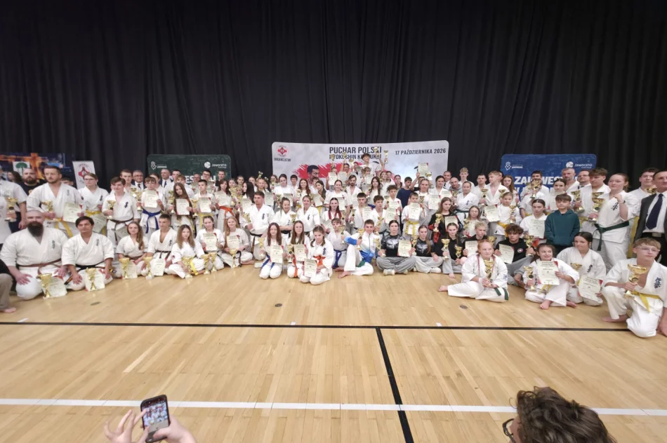 Sześć medali i trzecie miejsce drużynowe Limanowskiego Klubu Kyokushin Karate w Pucharze Polski Kenbukai - zdjęcie 9