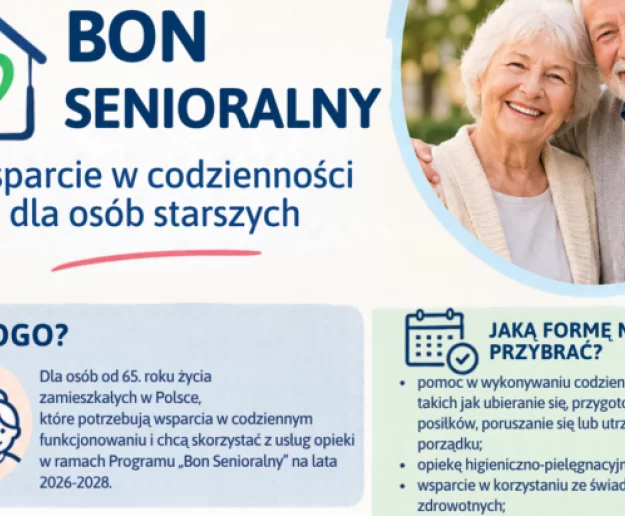 W Miejskim Ośrodku Pomocy Społecznej w Limanowej można już składać wnioski o Bon Senioralny - Zdjęcie główne