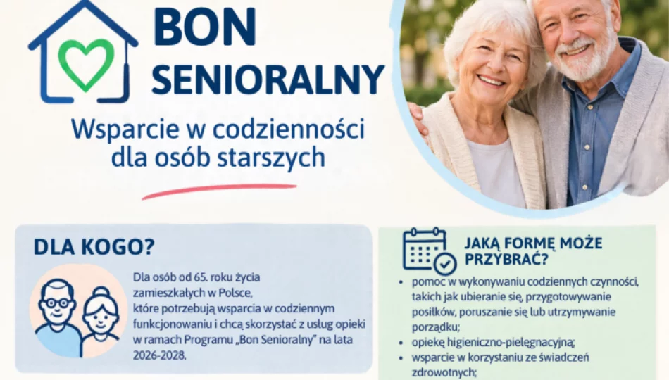 W Miejskim Ośrodku Pomocy Społecznej w Limanowej można już składać wnioski o Bon Senioralny - zdjęcie 1