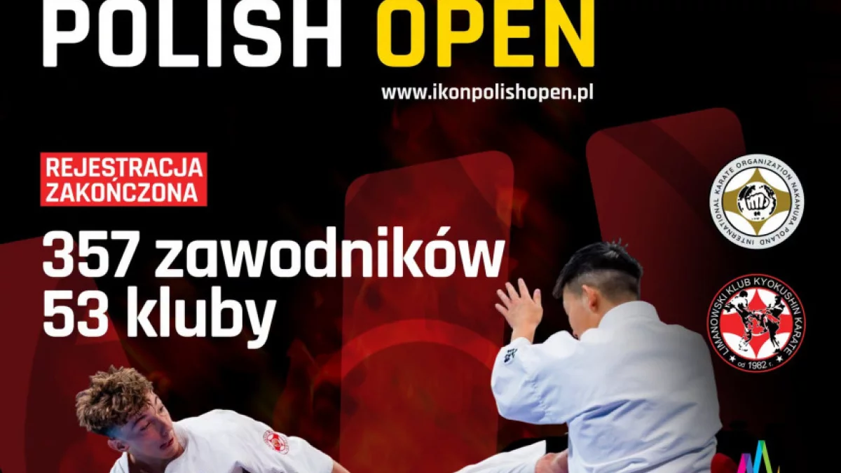 Limanowa gospodarzem międzynarodowego turnieju karate – IKO Nakamura Polish Open 2026 już 24 października!