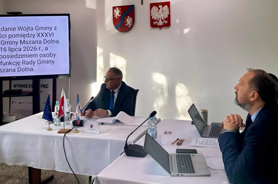 Rada Gminy w jednej osobie. Tak wyglądało posiedzenie po referendum - zdjęcie 9