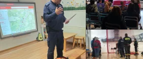 Znasz zasadę 4U? Policjanci i strażacy uczyli, jak reagować na zagrożenia - zdjęcie główne