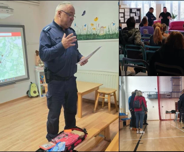 Znasz zasadę 4U? Policjanci i strażacy uczyli, jak reagować na zagrożenia - zdjęcie główne