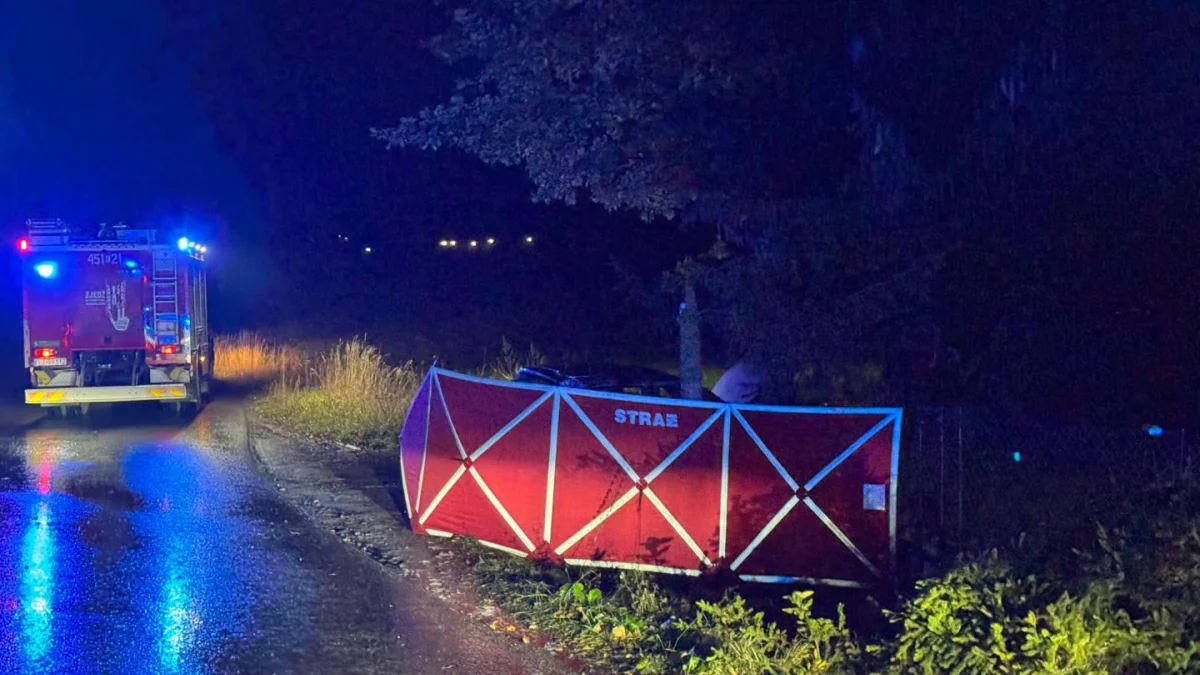 Tragiczny wypadek - nie żyje kierowca 