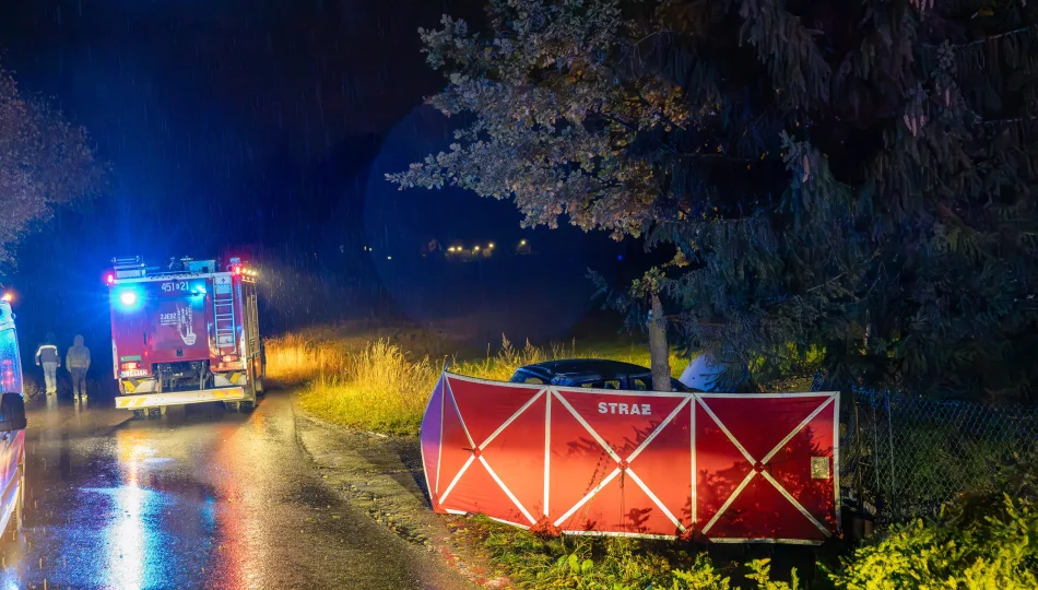 Tragiczny wypadek - nie żyje kierowca  - zdjęcie 1
