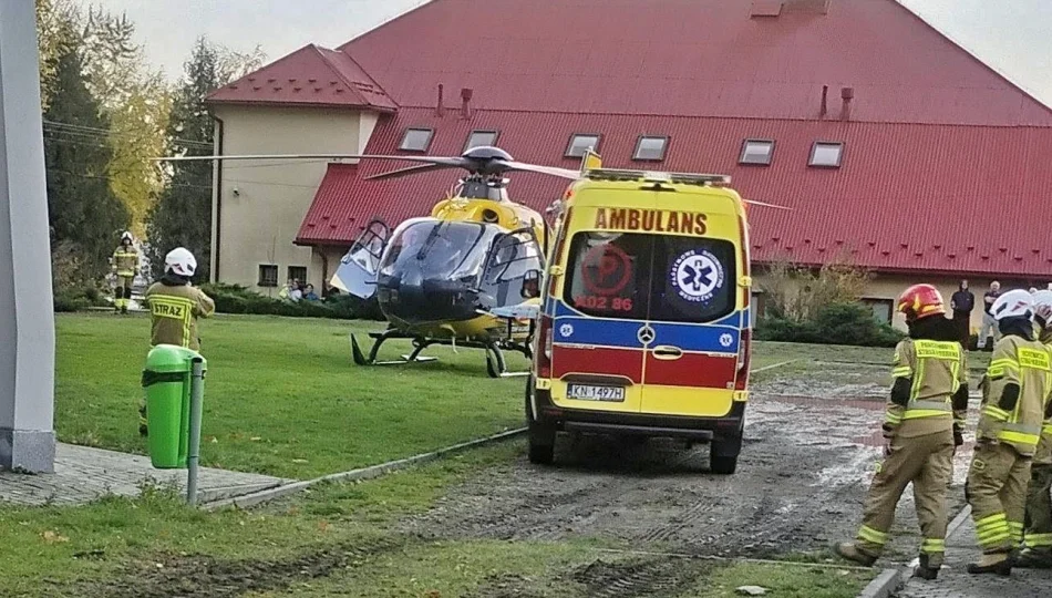 ​Śmigłowiec LPR zabrał dziecko z podejrzeniem udaru - zdjęcie 1