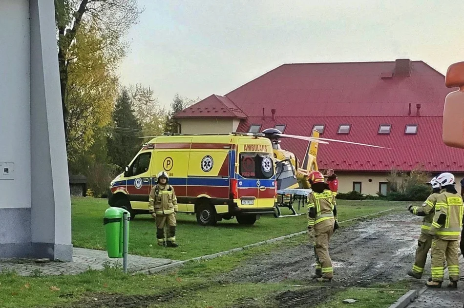 ​Śmigłowiec LPR zabrał dziecko z podejrzeniem udaru - zdjęcie 2