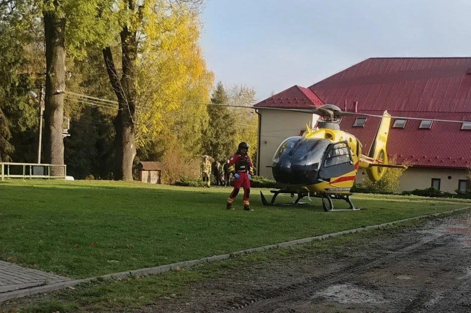 ​Śmigłowiec LPR zabrał dziecko z podejrzeniem udaru - zdjęcie 5