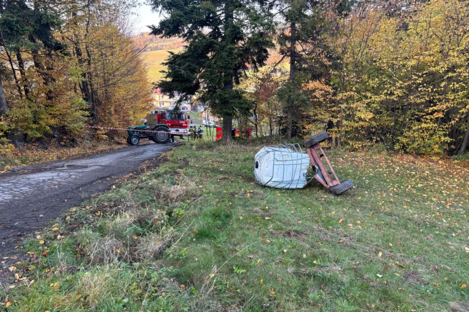 Tragedia na drodze: 63-latek zginął przygnieciony przez ciągnik - zdjęcie 3
