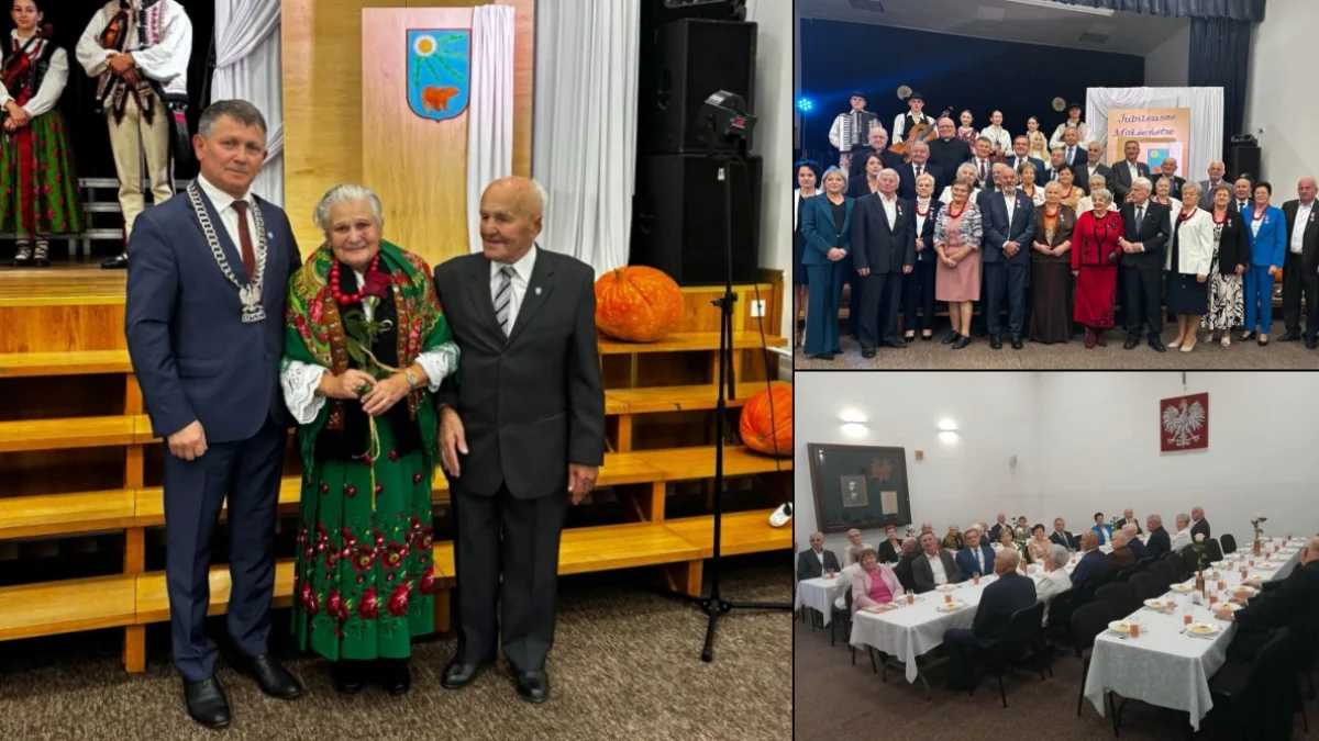Jubileusze długoletniego pożycia małżeńskiego w Niedźwiedziu – wręczenie medali i wyróżnień jubilatom