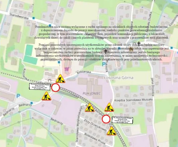 Od 30 października zostanie wprowadzona czasowa organizacja ruchu na wybranych ulicach w związku z budową linii kolejowej - Zdjęcie główne