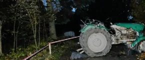 Policja bada okoliczności śmierci traktorzysty - zdjęcie główne