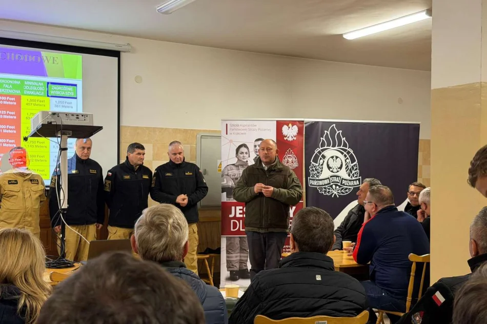 Szkolenie z zakresu ochrony ludności i obrony cywilnej z udziałem Burmistrz Miasta Limanowa - zdjęcie 5