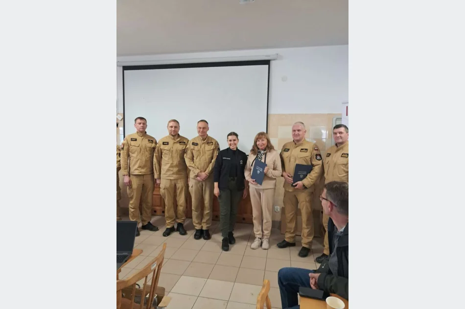 Szkolenie z zakresu ochrony ludności i obrony cywilnej z udziałem Burmistrz Miasta Limanowa - zdjęcie 7