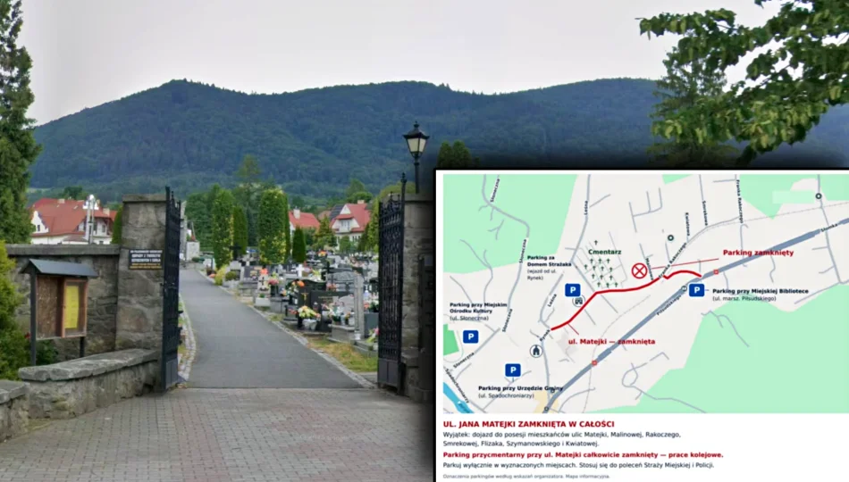 Zamkną ulicę przy cmentarzu. Gdzie zaparkować? - zdjęcie 1
