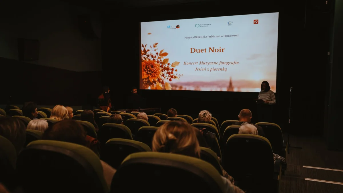 „Muzyczne fotografie. Jesień z piosenką” w limanowskiej bibliotece