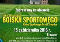 Piłkarskie święto w Słopnicach, symboliczne przekazanie zmodernizowanego boiska - zdjęcie główne