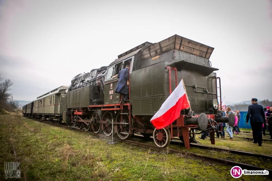 Pociąg Niepodległości w Limanowej - zdjęcie 12