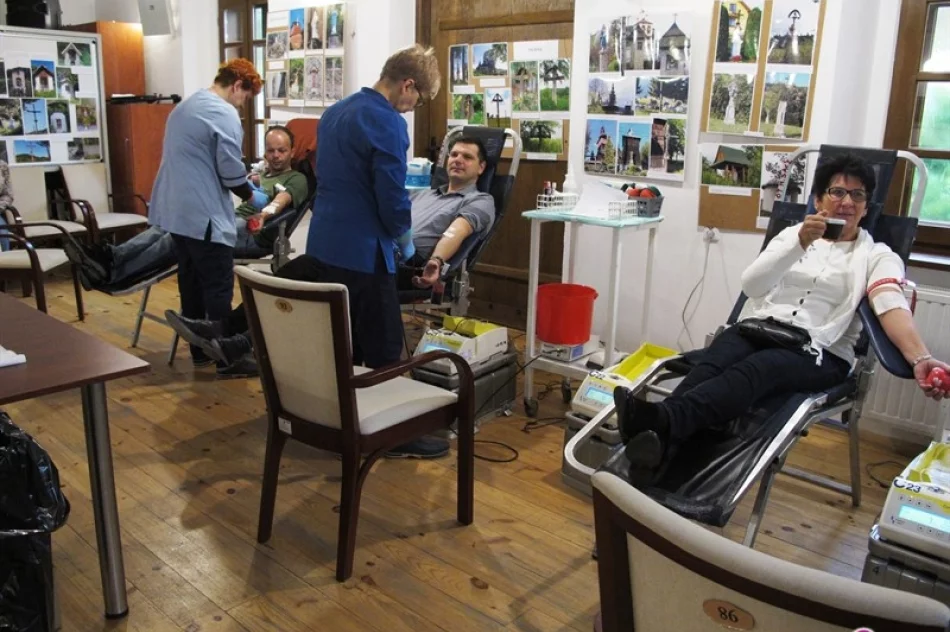 W Muszynie polała się krew. Kolejna akcja krwiodawstwa - zdjęcie 8