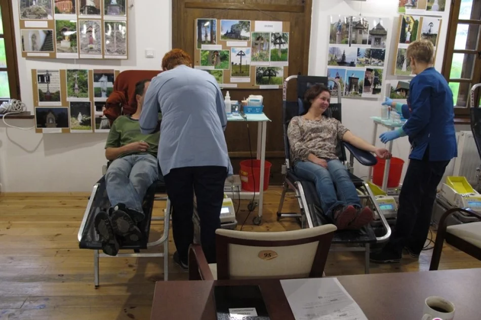 W Muszynie polała się krew. Kolejna akcja krwiodawstwa - zdjęcie 15