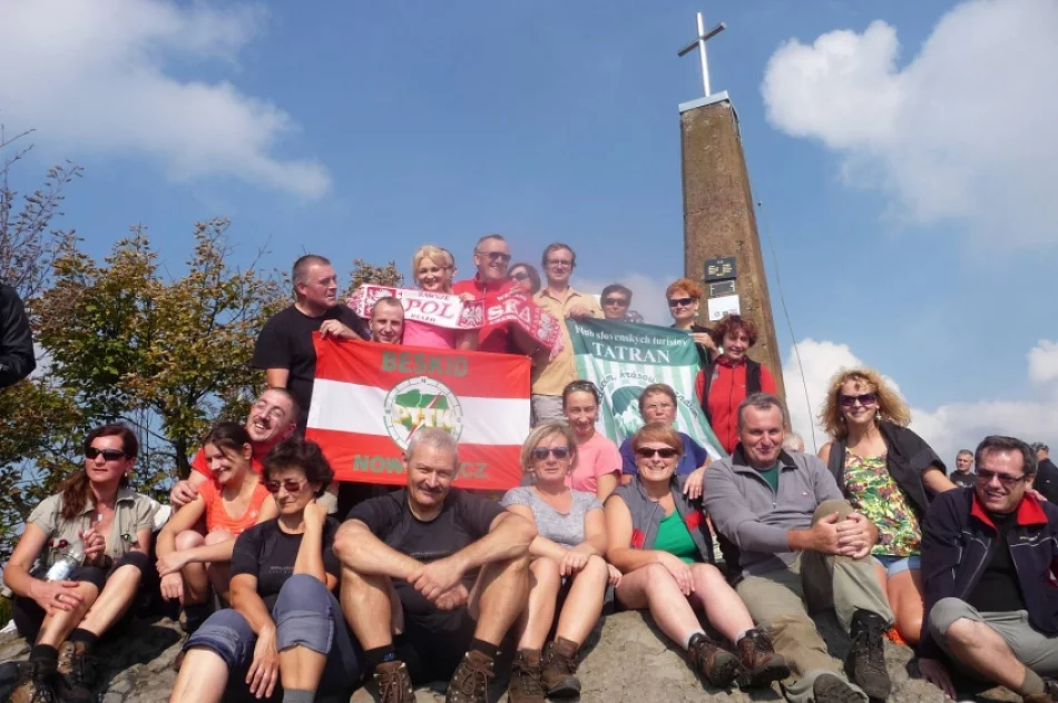 Vyhorlat i Rabia Skała z turystami z Preszowa. Sądeczanie na słowackich szlakach - zdjęcie 7
