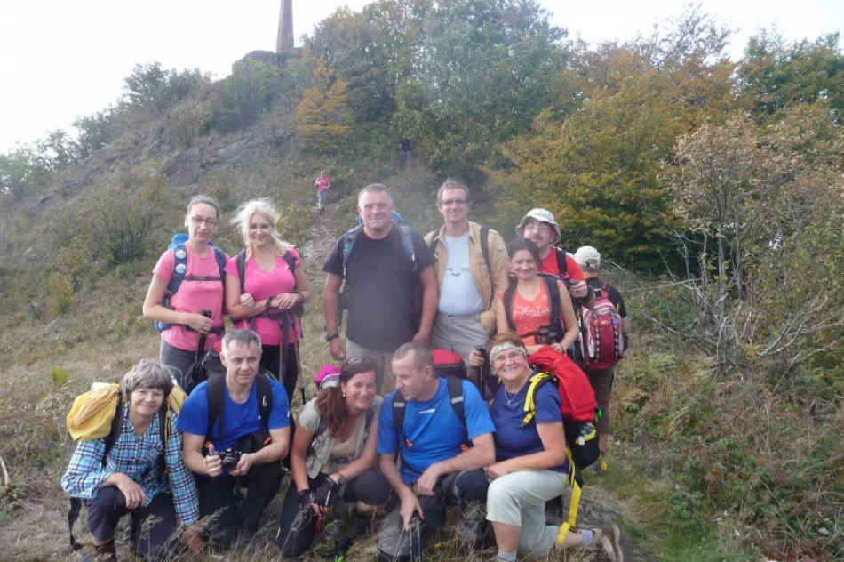 Vyhorlat i Rabia Skała z turystami z Preszowa. Sądeczanie na słowackich szlakach - zdjęcie 8