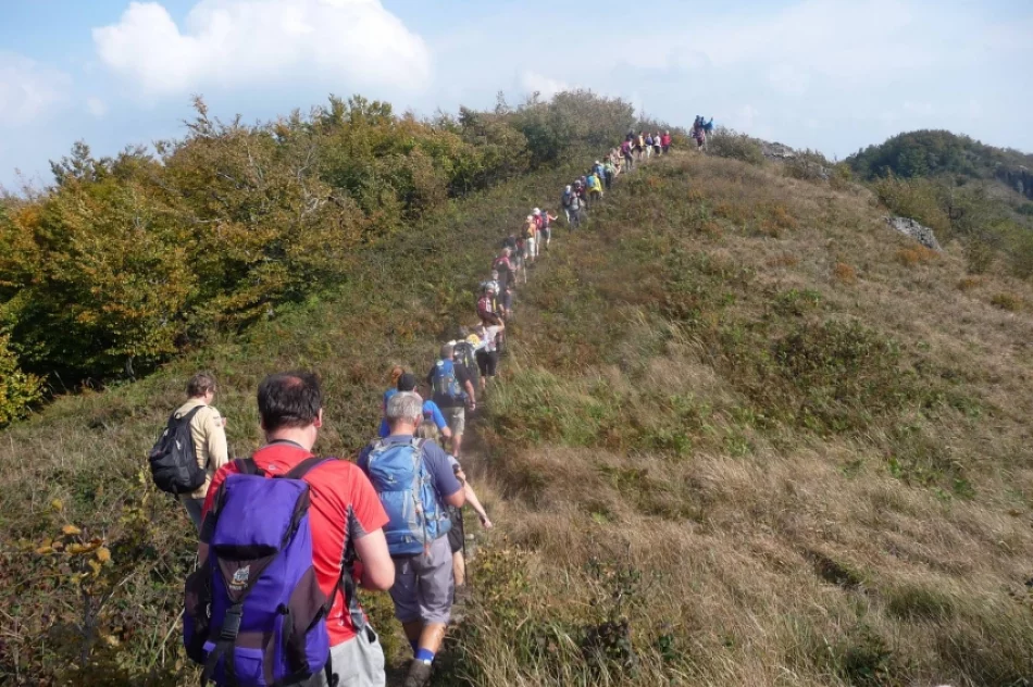 Vyhorlat i Rabia Skała z turystami z Preszowa. Sądeczanie na słowackich szlakach - zdjęcie 9