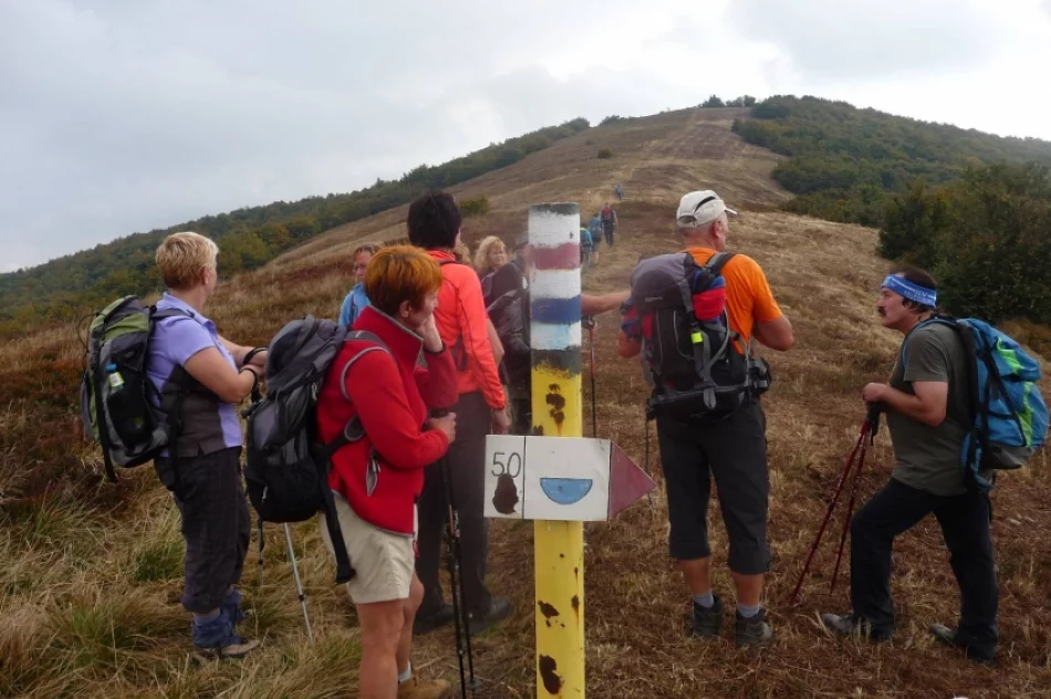Vyhorlat i Rabia Skała z turystami z Preszowa. Sądeczanie na słowackich szlakach - zdjęcie 12