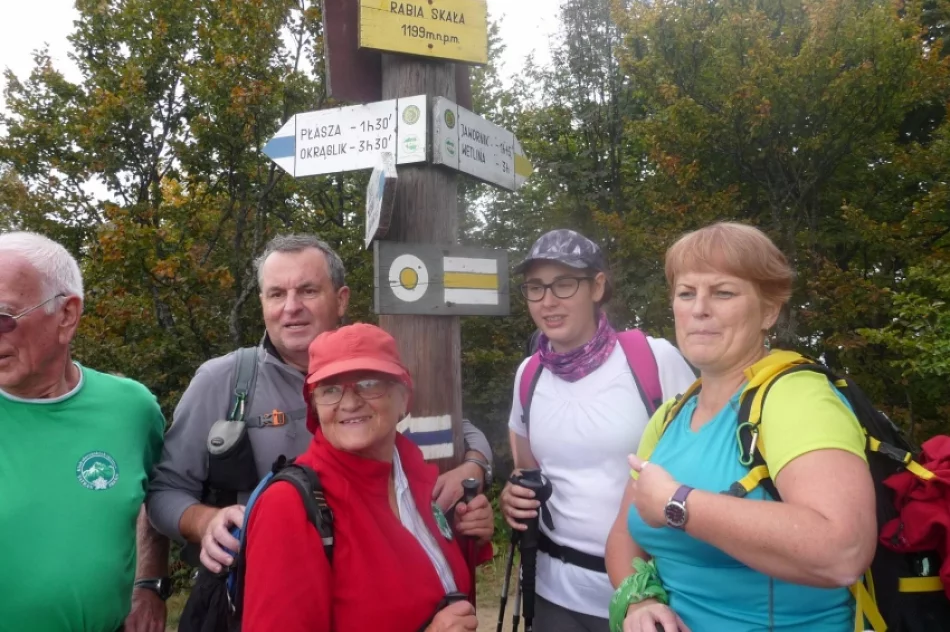 Vyhorlat i Rabia Skała z turystami z Preszowa. Sądeczanie na słowackich szlakach - zdjęcie 14