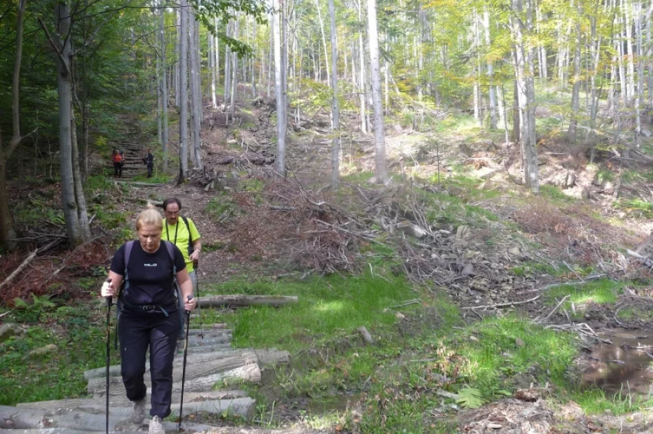 Vyhorlat i Rabia Skała z turystami z Preszowa. Sądeczanie na słowackich szlakach - zdjęcie 16