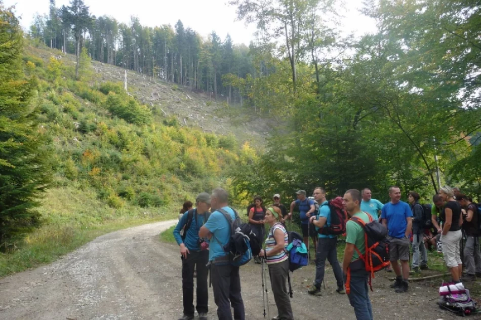 Vyhorlat i Rabia Skała z turystami z Preszowa. Sądeczanie na słowackich szlakach - zdjęcie 17