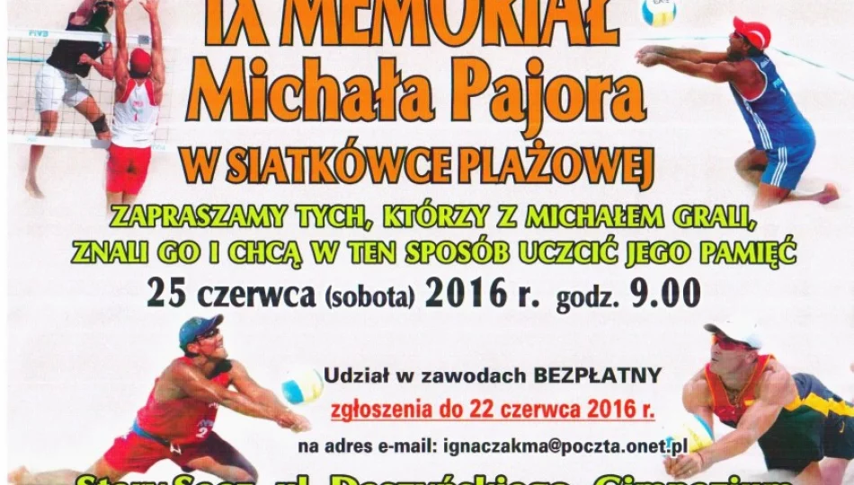 IX Memoriał Michała Pajora - zdjęcie 1