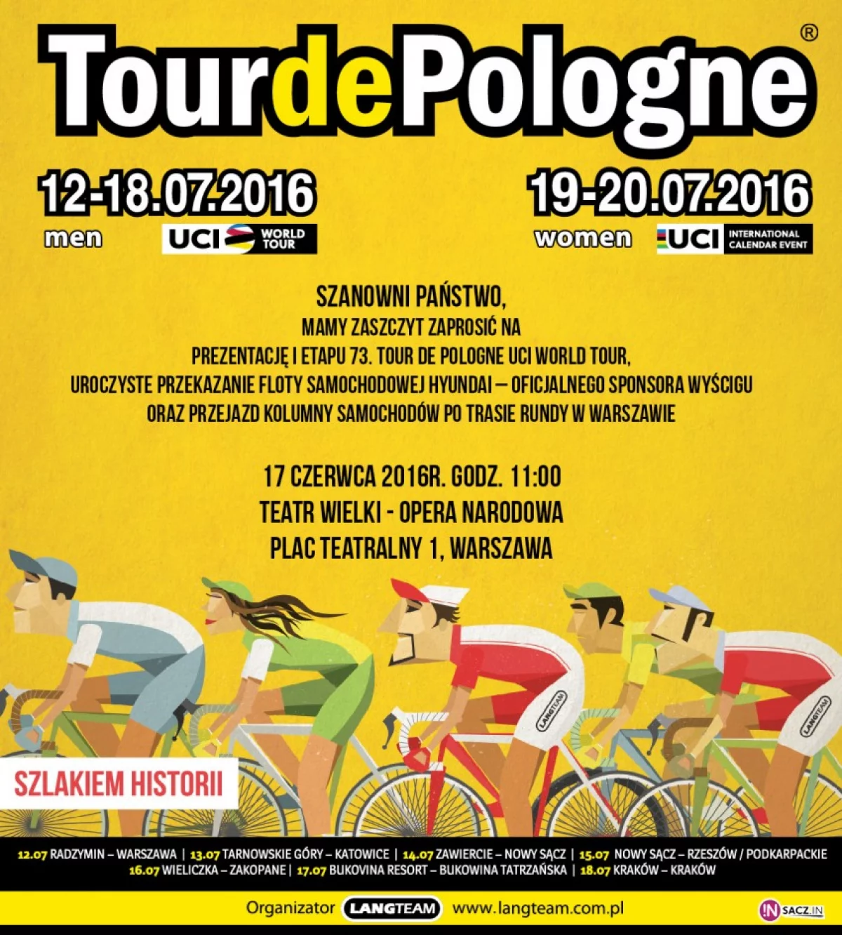 Tour de Pologne: prezentacja I etapu!