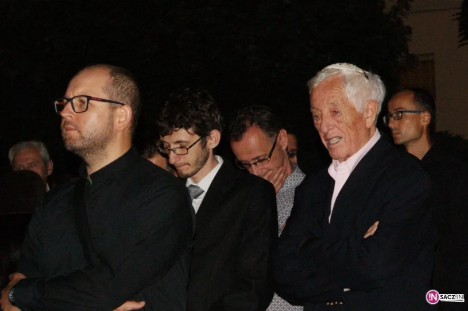 Spotkali się w rodzinnym mieście. Sądeccy Żydzi na Apelu Pamięci w 74. rocznicę likwidacji getta - zdjęcie 10