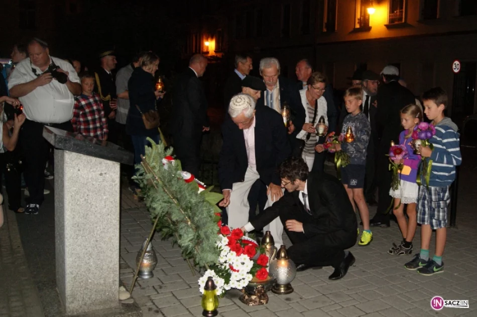 Spotkali się w rodzinnym mieście. Sądeccy Żydzi na Apelu Pamięci w 74. rocznicę likwidacji getta - zdjęcie 13