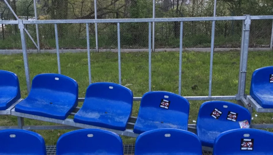 Zniszczenie na stadionie Limanovii po meczu z Sokołem Słopnice (wideo) - zdjęcie 1
