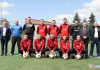 Reprezentacja polskiej Policji w piłce nożnej w Nowym Sączu - zdjęcie główne