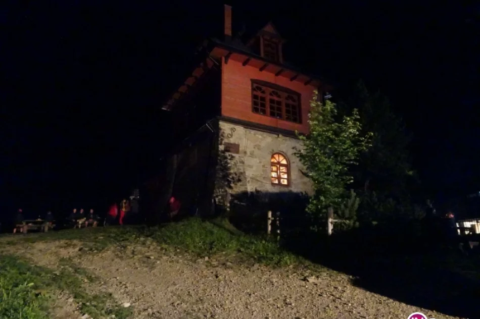 Nocne wyjście na Luboń Wielki - 2016 - zdjęcie 19