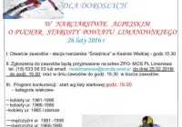 Na nartach powalczą o Puchar Starosty - zdjęcie główne