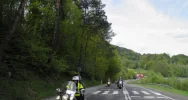 Motocykliści z MOTOSĄCZ eskortowali Symbole Światowych Dni Młodzieży - zdjęcie 1