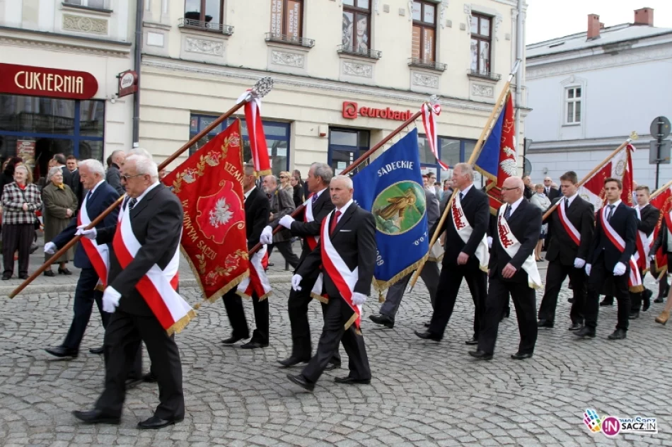 Nowy Sącz: Obchody uchwalenia Konstytucji 3 Maja - zdjęcie 6