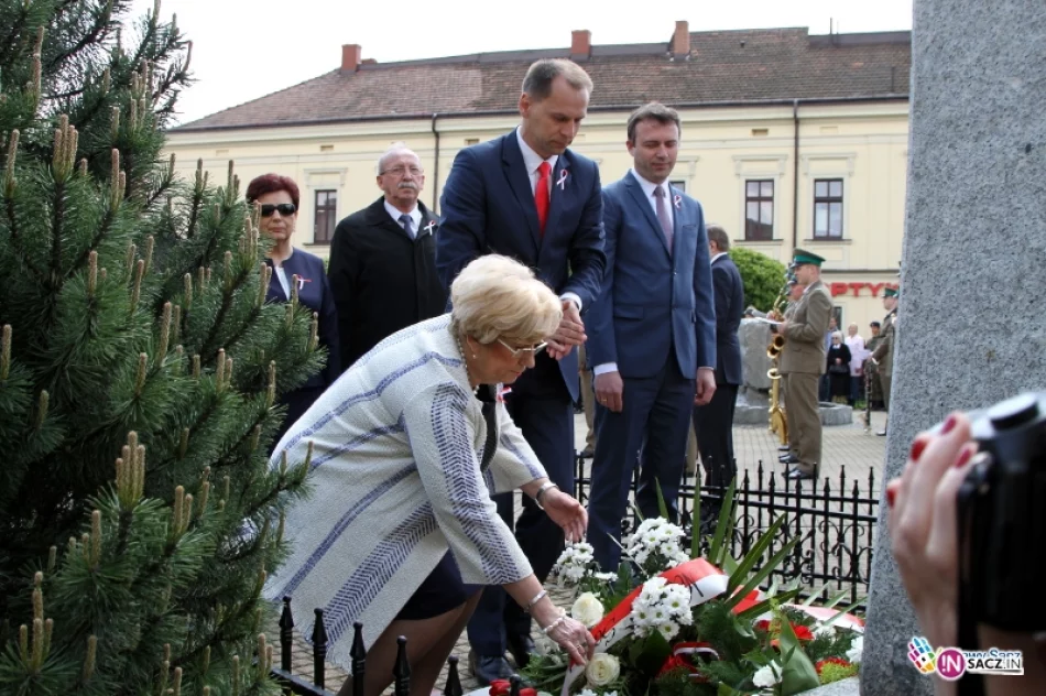 Nowy Sącz: Obchody uchwalenia Konstytucji 3 Maja - zdjęcie 16